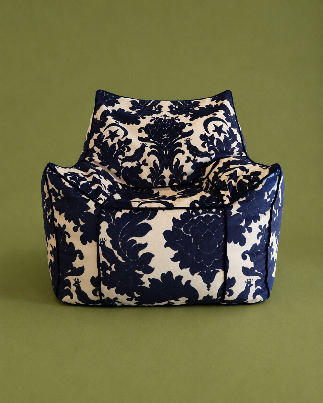 Patterned Lounge Chair