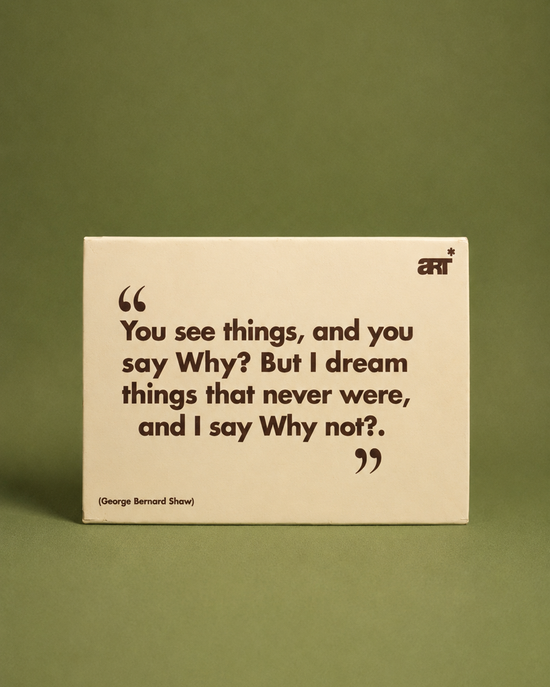 Quotation Painted in Canvas
