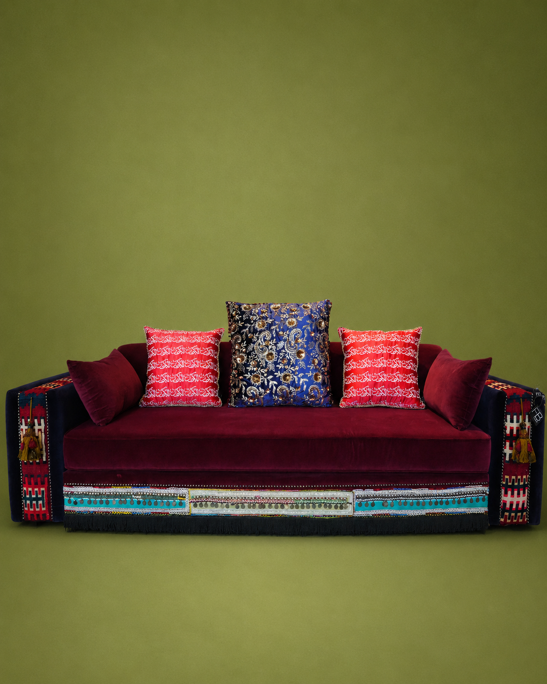Upholstered Statement Sofa